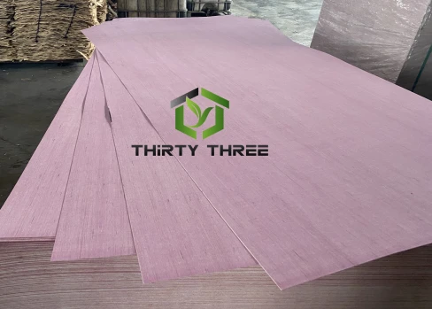 1.5mm Wood Grain Thin Wood Veneer Recon Poplar Plywood