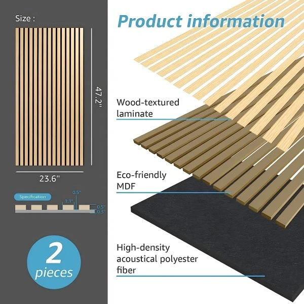 Hot Sale Walnut Natural Acoustic Wall Panel/Akupanel