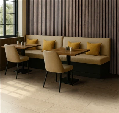 2400*600 Walnut Color Acoustic Wood Slat Panels