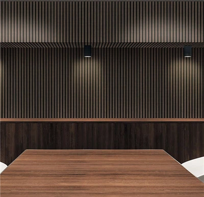 Acoustic Wood Slat Soundproof 3D Wall Panel