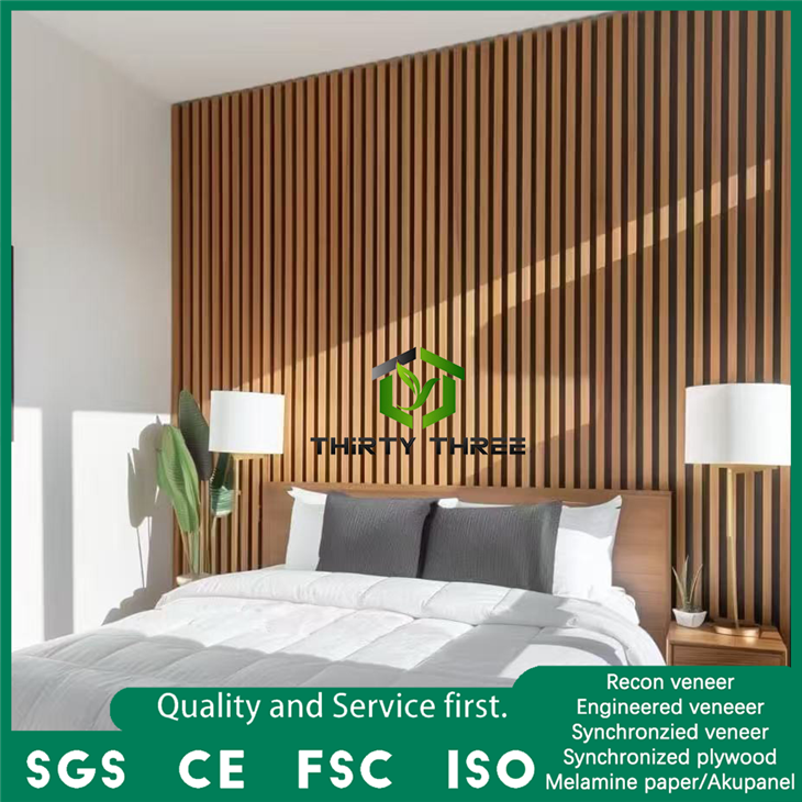 Wood Slated Soundproof Acoustic Wall Panel suppliers