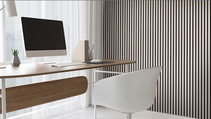 Wood Slatted Acoustic Panels Wall Panels factory